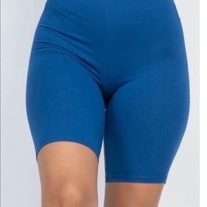 Blue haze biker shorts
